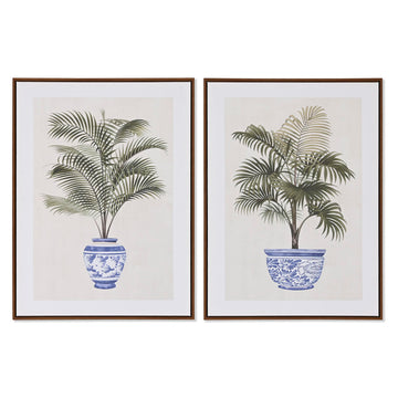 Canvas Home ESPRIT polystyrene Canvas 60 x 4 x 80 cm