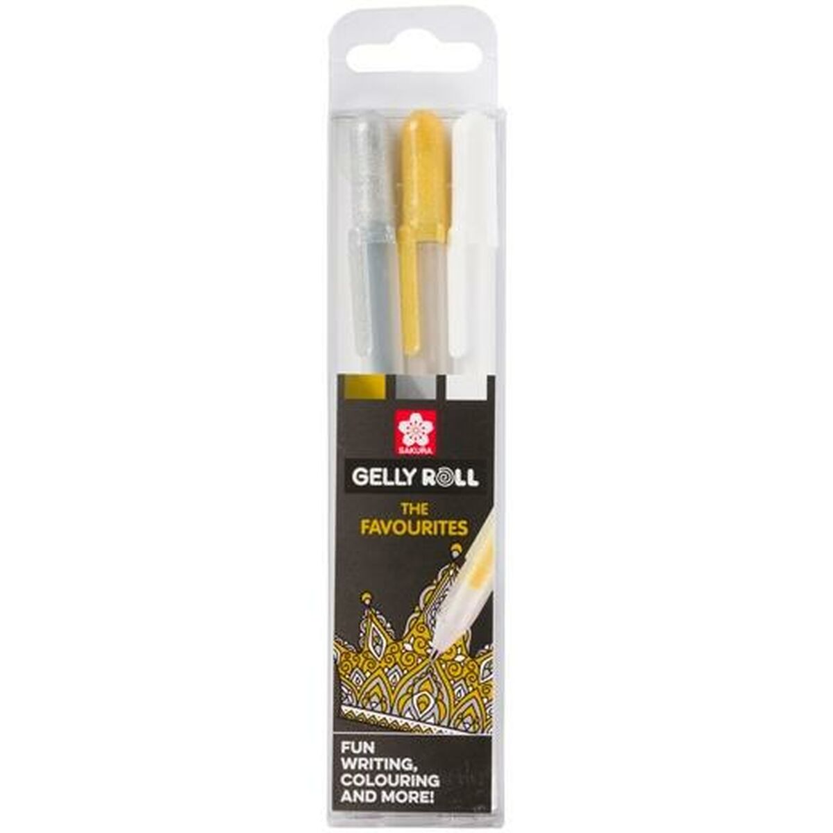 Gel pen Talens POXPGBMIX3A White (3 Units) (Refurbished A+)