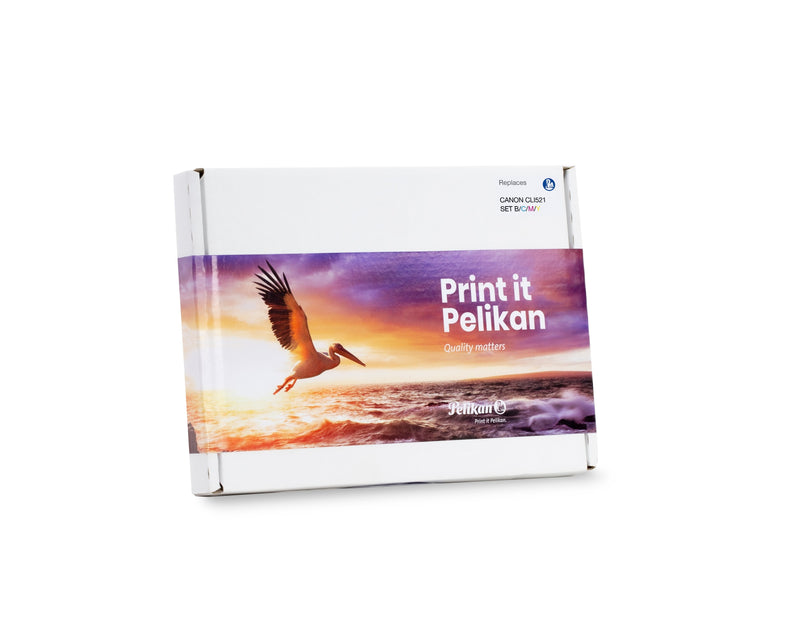 Pelikan Canon CLI-521 Multi-pack B/C/M/ And