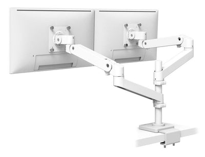Ergotron Lx Pro - Kit Fijación (doppelgelenkarm) - Modular - 2 Lcd-displays - With Flachem C-klemmen - White - — image 1