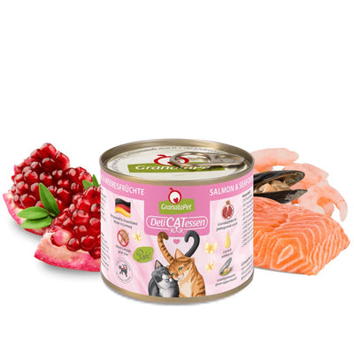 Granatapet Delicatessen Salmon And Seafood - Comida Húmeda Gatos - 200G — image 1