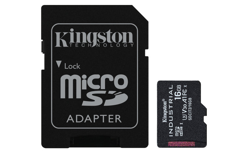 Kingston Industrial Memory Flash 16GB Microsdhc Uhs-i Clase 10