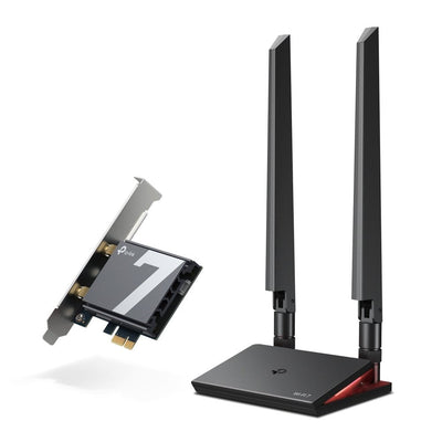 TP-Link Pci Express Wi-Fi 7 Triple Band And Bluetooth 5.3 Archer TBE550E Wi-Fi 7 BE9300 Bluetooth 5.4 Base Ima — image 1