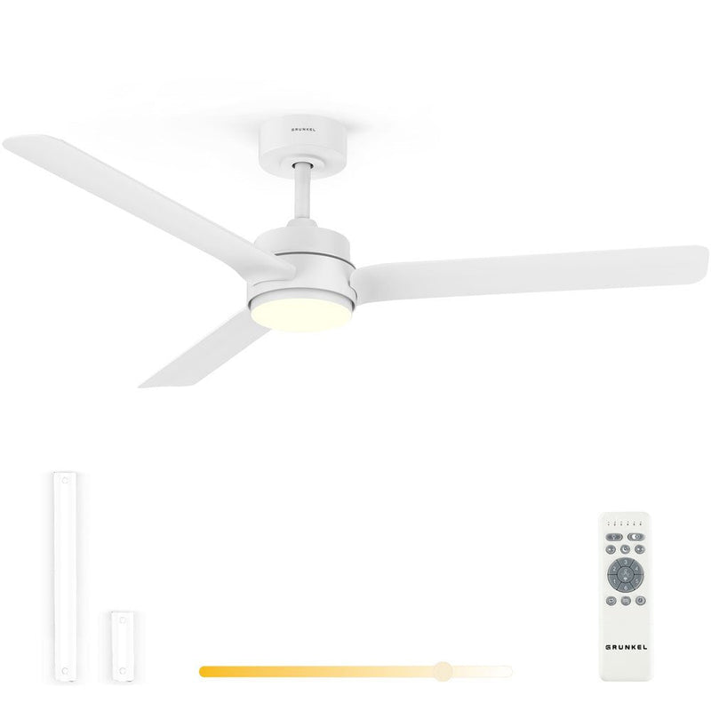Grunkel Fan Ceiling SKYEASY52 30W 3 Aspas 132CM 6 Velocidades