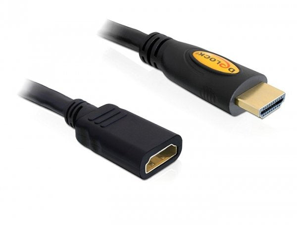 Delock Cable Extensión HDMI a Male HDMI a Female 1M