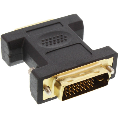 Inline Adapter DVI-d DVI-i 24 + 5 Female a DVI-d 24 + 1 Male — image 1