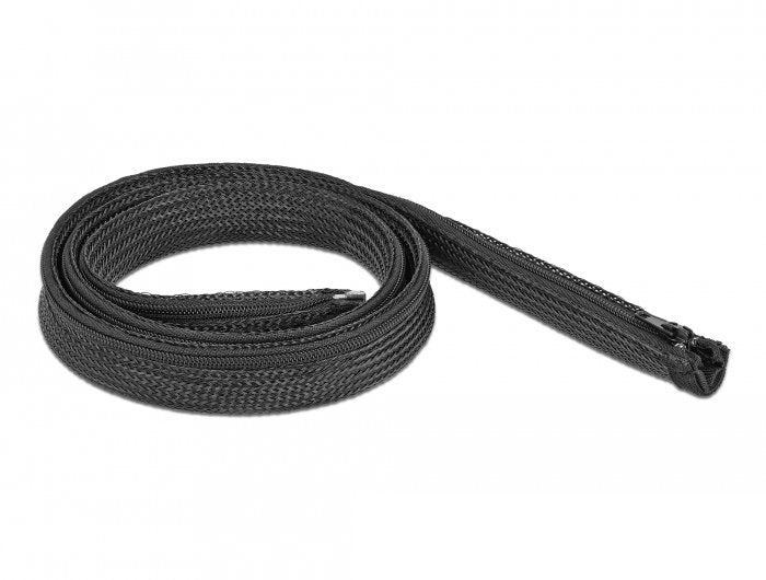Delock Hose Trenzada With Zip Resistant Calor 1MX20MM Black