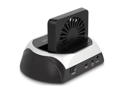 Delock 64280 Estación Acoplamiento USB 10Gbps HDD / SSD SATA 2.5? / 3.5? Or M.2 NVMe PCIE Or SSD SATA With Fan — image 1