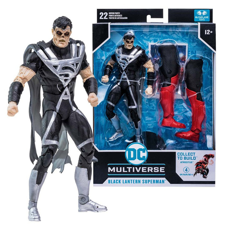 Figura Negro Lantern Superman Multiverse DC Comics 17CM