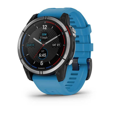 Garmin Smartwatch Quatix 7 3,3CM (1.3) Mip 47MM Digital 260 X 260 Pixels Screen Touchscreen Blue Wi-Fi GPS (sa — image 1