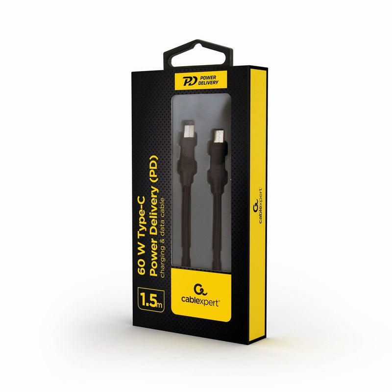 Gembird USB Cable Type-c 2.0 Male 1,5M CC-USB2-CMCM60-1.5M