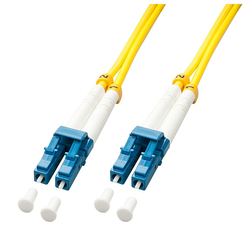 Lindy 47455 Cable Fibre Optic 15M Lc OS2 Yellow