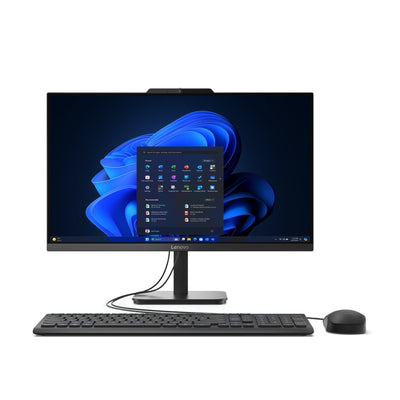 Lenovo Computer All In One V100 Intel N100 24 8GB 512GB W11PRO Inc. Keyboard And Mouse — image 1