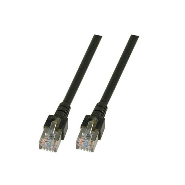 Efb RJ45 Network Cable Sf UTP, CAT.5E, Pvc, Cca, 0.5M, Black