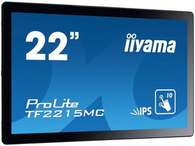 Iiyama Monitor 22 Pl TF2215MC-B2 Touch 14MS, VGA, Hdmi, Dp, Openframe, Antifingerprint — image 1