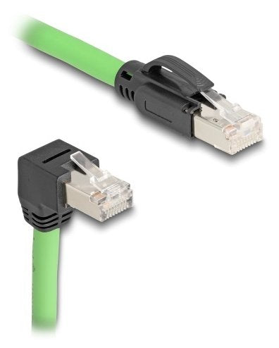 Delock RJ45 Network Cable CAT.6A Male a Male Unten Angular Sf/UTP S