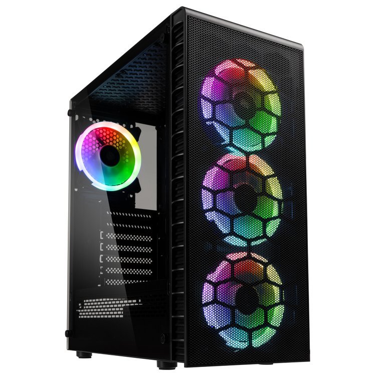 Kolink Observatory Lite Mesh ARGB Midi-tower - Black