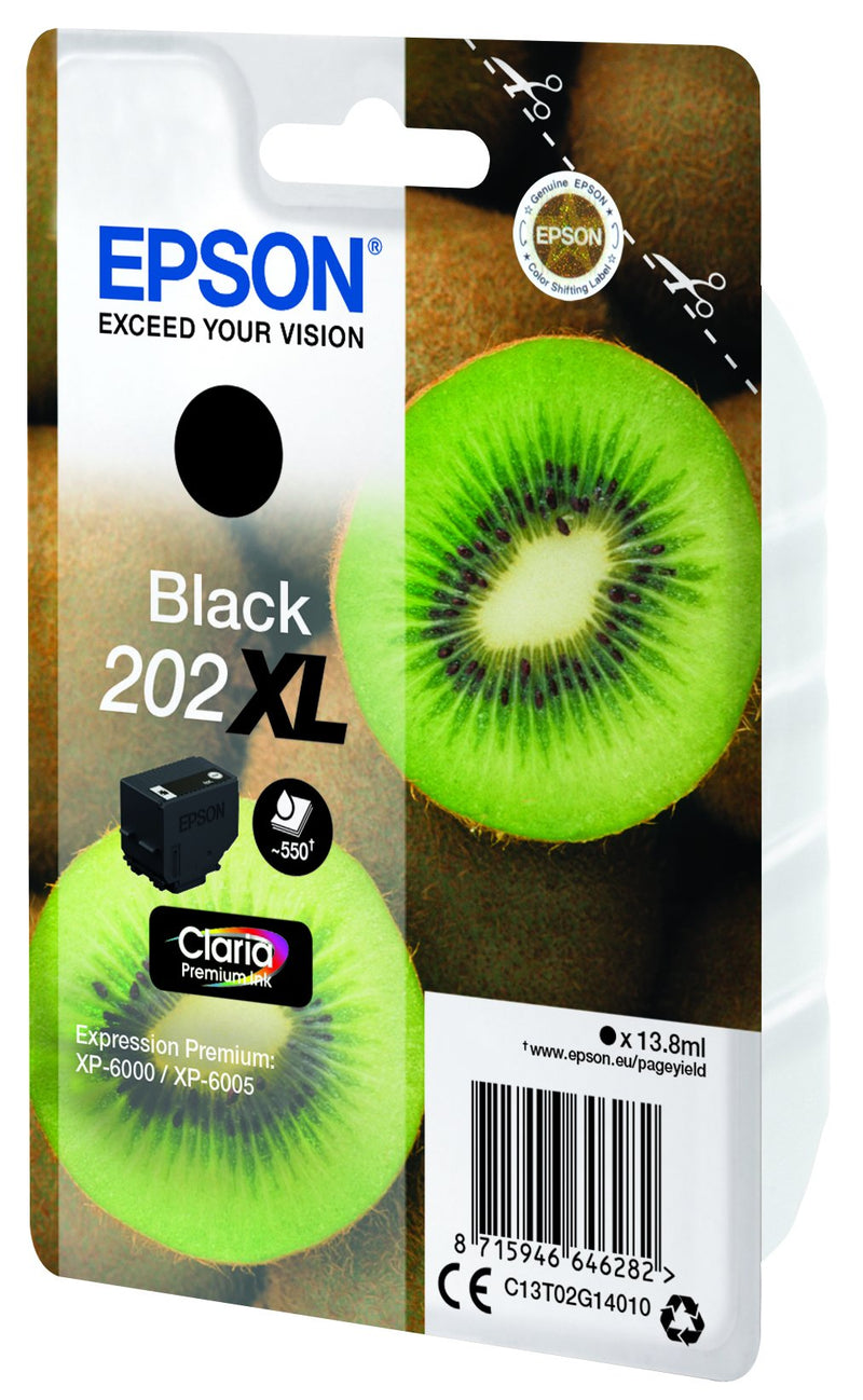 Epson Genuine Ink Black 202XL