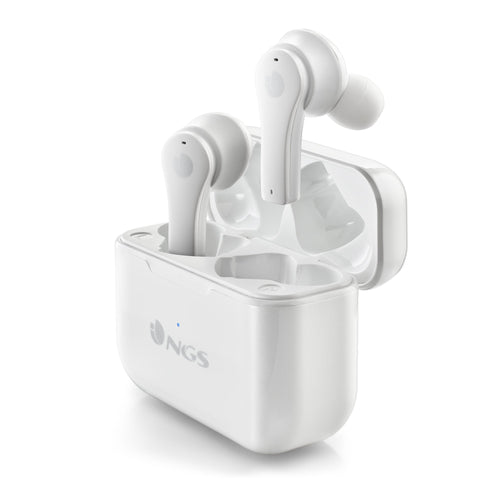 Ngs Headphones Bluetooth Ártica Bloom With Case Charging Battery Life 6H White — image 1