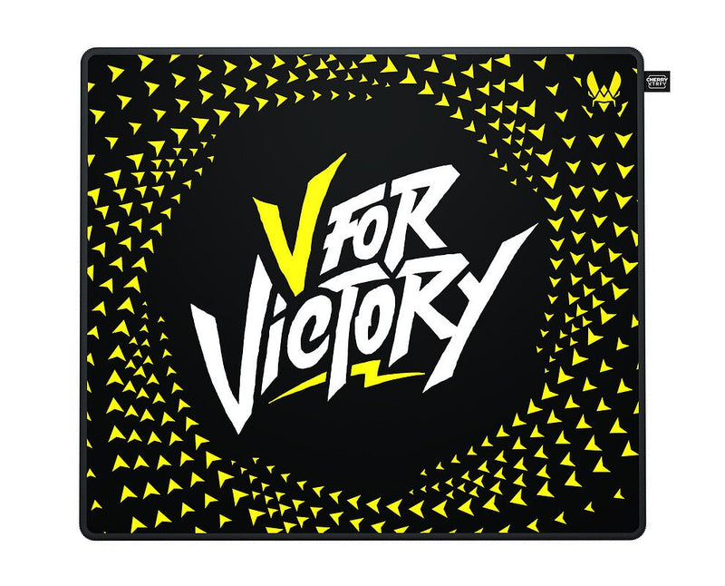 Cherry Ratón Pad Xtrfy GP5 Vitality Negro Ratón Juegos Negro Blanco Amarillo