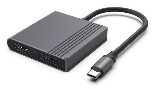 Gembird USB-C To HDMI + DP Adapter 4K 60HZ Black — image 1