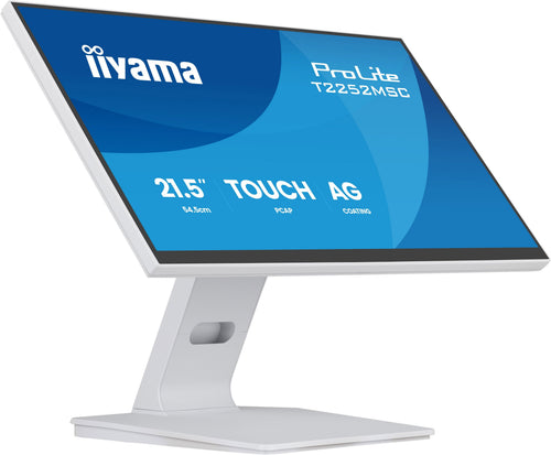 Iiyama Monitor Prolite T2252MSC-W2AG 21.4 1920 X 1080 Pixels Full HD LCD Screen Touchscreen White — image 1
