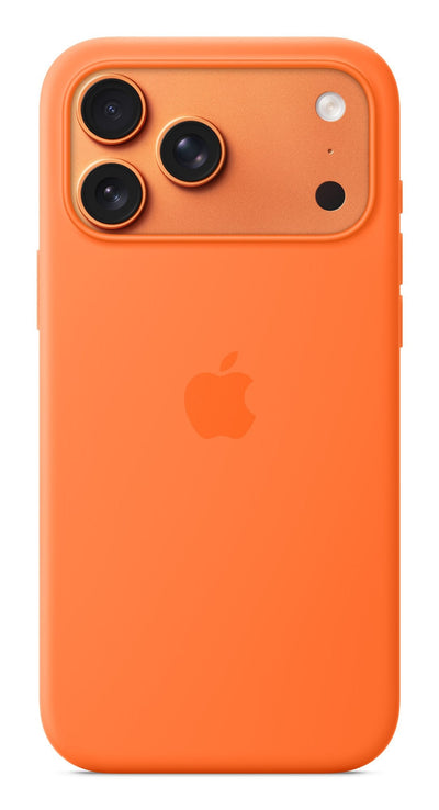 Apple Housing Rear Phone Mobile Phone Compatibilidad With Magsafe Silicone Orange Iphone 17 Pro Max. — image 1
