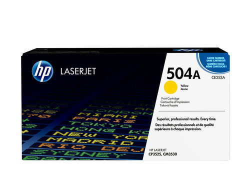 HP Genuine Toner 504A Yellow CE252A — image 1