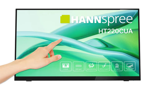 Hannspree Monitor HT220CUA 21.41920 X 1080 Pixels Full HD LED Screen Touchscreen Black — image 1
