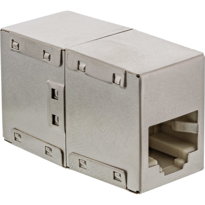 Inline Adapter CAT.5E Metal Blindado 2x RJ45 Female a Female — image 1