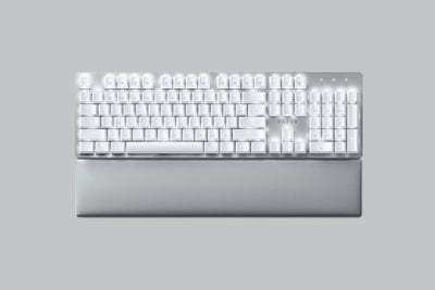 Razer Keyboard English Pro Type Ultra USB + RF Wireless + Bluetooth QWERTY Ee. Uu. Silver White — image 1