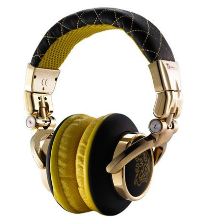 Headphones Tt Esports Dracco Signature Alámbrico Diadema Set Black Oro, Yellow — image 1