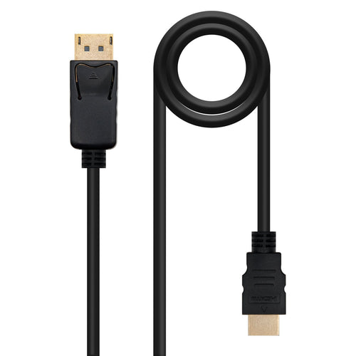 Nanocable Cable Converter DisplayPort a HDMI - DP/M - HDMI/M - 1.5M - Black — image 1