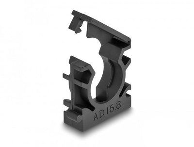 Delock Stand Case Cables With Clip Closure 15,8MM 8 Units Black — image 1