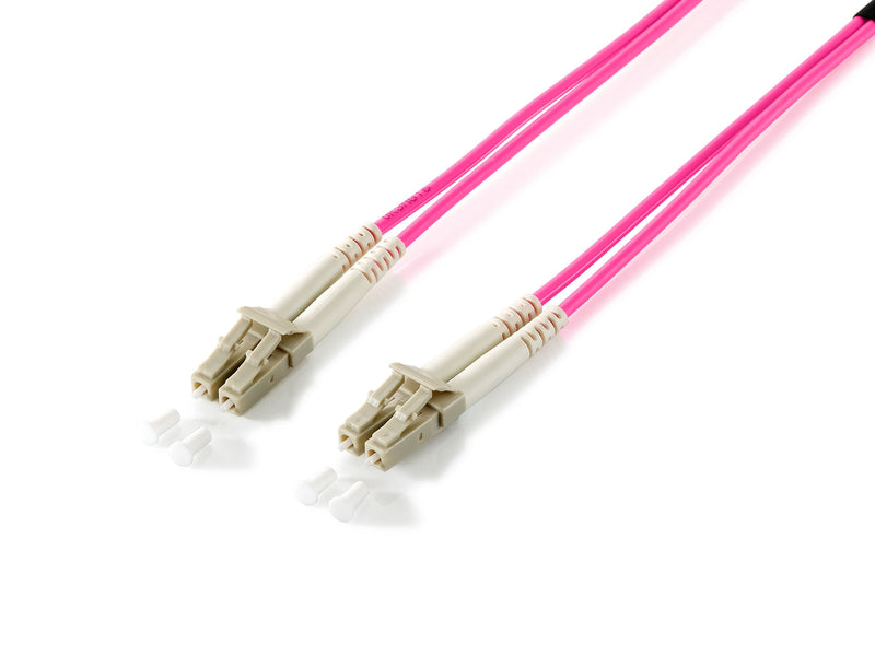 Equip Lwl Cable Fibre Optic Lc-lc 10.00M Multimode Duplex OM4 Violet Beige