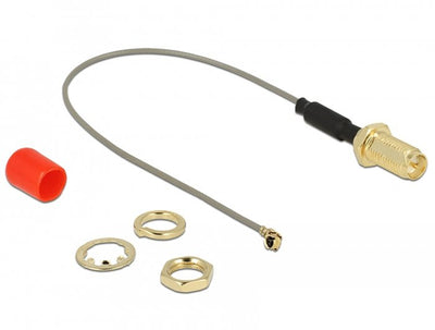 Delock 89830 Cable Rp-sma Núcleo Ferrita a Mhf® I Male 1.13 10CM Length Hilo 10MM — image 1