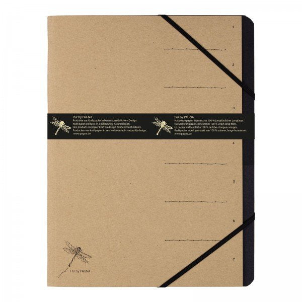 Pagna Folder Organizadora 7 Compartimentos Pur 1-7 Natural 1UDS