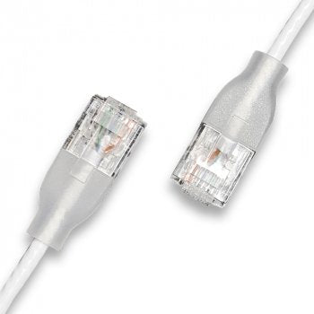 Wantec Network Cable UTP CAT.6A Eglow D2,8MM 3,00M White