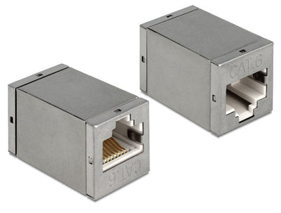 Delock 86250 Connector RJ45 With Adapter Connector RJ45 CAT.6 STP Compacto — image 1