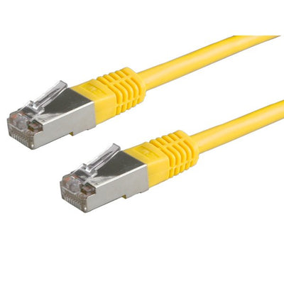 Roline Network Cable KAT.5E Class D S FTP Yellow 1M — image 1