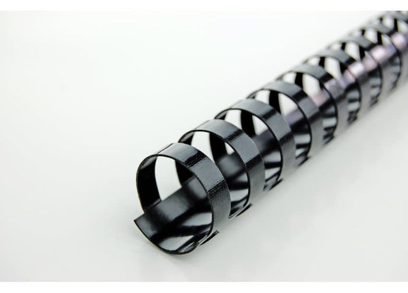 Gbc Canutillo Plastic 10MM Black Box 100)