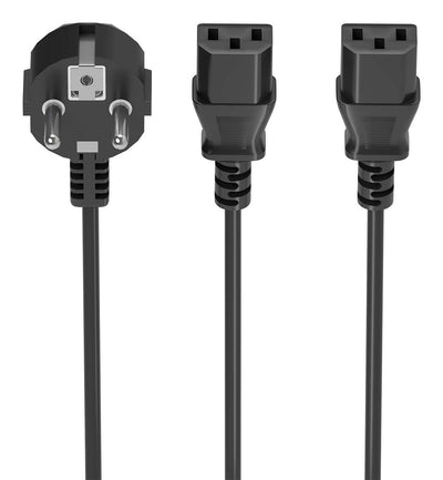 Aisens Cable Power Cpu, CEE7/M-2XC13/H, Black 3.0M — image 1