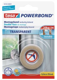 Tesa Tape Assembly Powerbond Transparenteee 5M 19MM