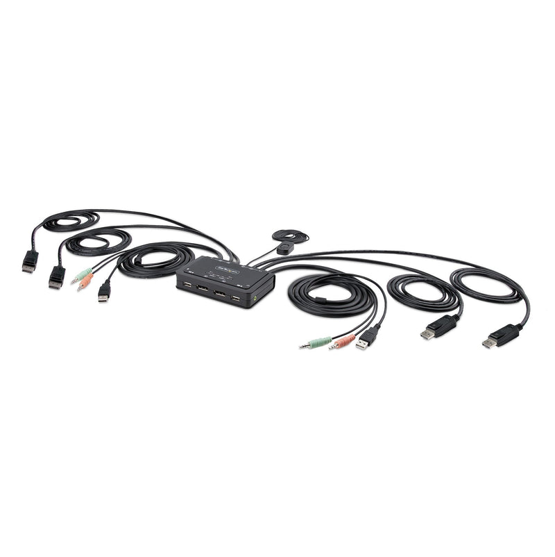 Switch Cable KVM 2 Ports Cpnt 2 Monitores DisplayPort