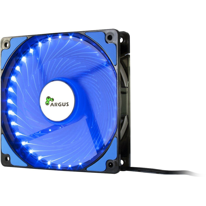 Inter-tech L-12025 Housing Computer Fan 12CM Black Blue
