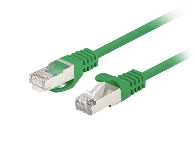 Lanberg Network Cable CAT.6 FTP 1M Green 10-PACK
