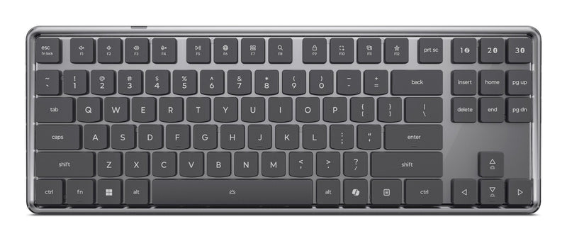 Lenovo 4Y41V37355, Tenkeyless (80 - 87 %), With Cable & Wireless USB + RF Wireless + Bluetooth, Optischer Schl