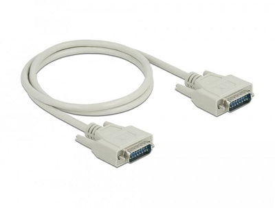 Delock Serielles Cable D-SUB15 Connector Male a Male 1M — image 1