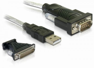 Delock Adapter USB 2,0A Serie 9 Pin + Adapter 25P — image 1
