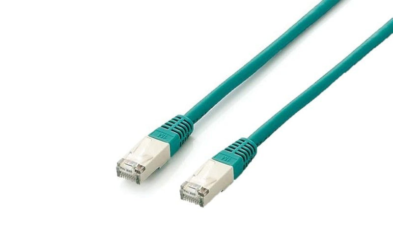 Equip Network Cable CAT.6A 10M S/FTP (s-STP) Green 605646